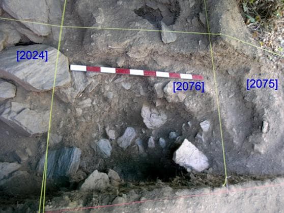 Fig.26 – Situação no final dos trabalhos dos quadrados I/J-6
