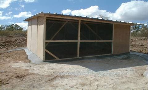 (cobertura provisória do forno)