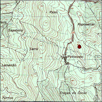 Figura 1 – Localização nas C.M. nº 77 e 78, escala 1:25000